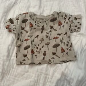Goumi Mushroom Print T Shirt